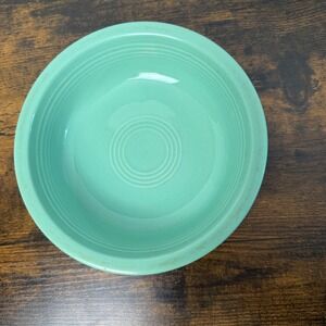 Vintage Fiesta Seafoam Green Cereal Bowl Homer Laughlin HLC Made in USA 7 Inch